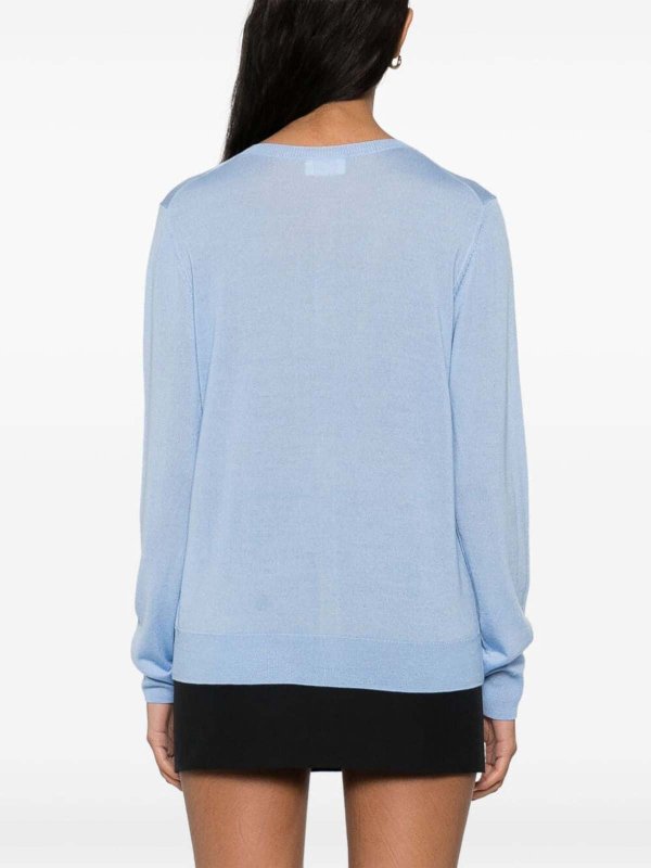 The Best Shops P.A.R.O.S.H.: cardigans - Light blue Cardigan