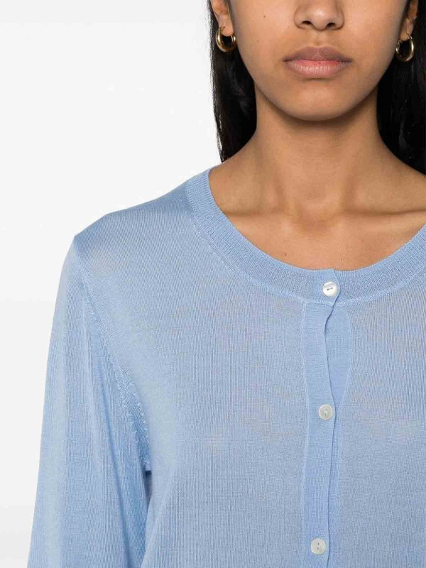 Light blue Cardigan shop online: P.A.R.O.S.H.