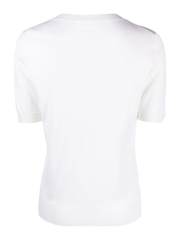 P.A.R.O.S.H.: crew necks online - White Sweater