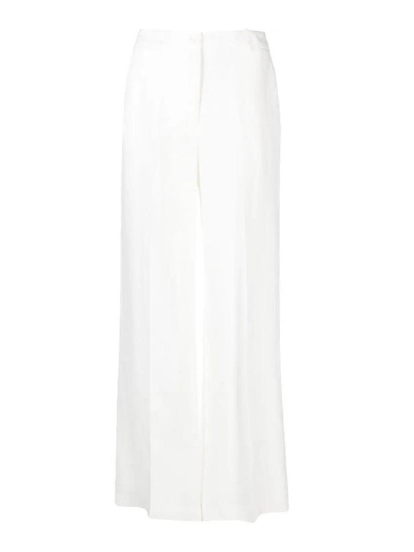 P.A.R.O.S.H.: カジュアルトラウザー - カジュアルパンツ - 白