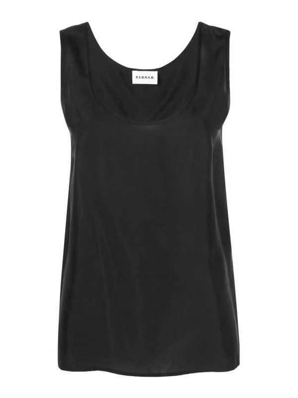 P.A.R.O.S.H.: Blusas - Blusa - Negro