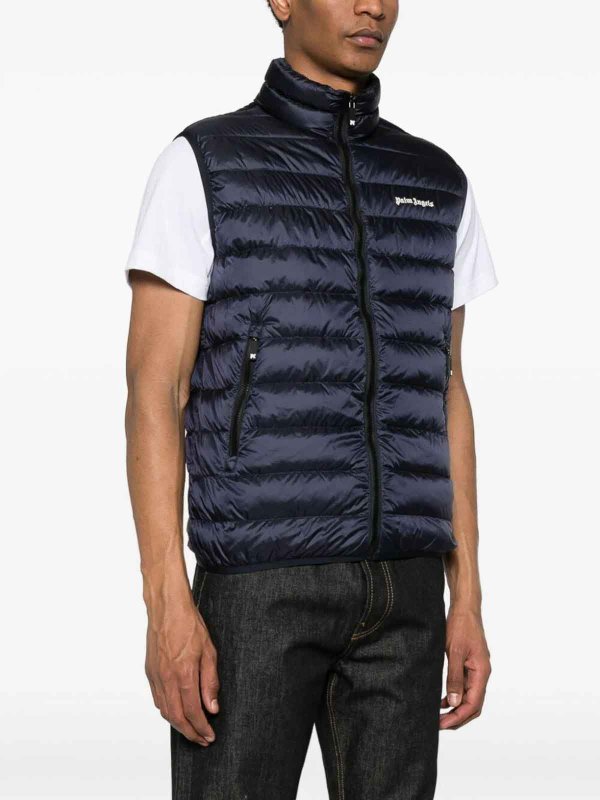 Gilet - Bleu Foncé shop online: Palm Angels