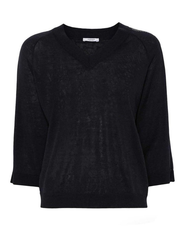 PESERICO: クルーネック - クルーネック - ブルー