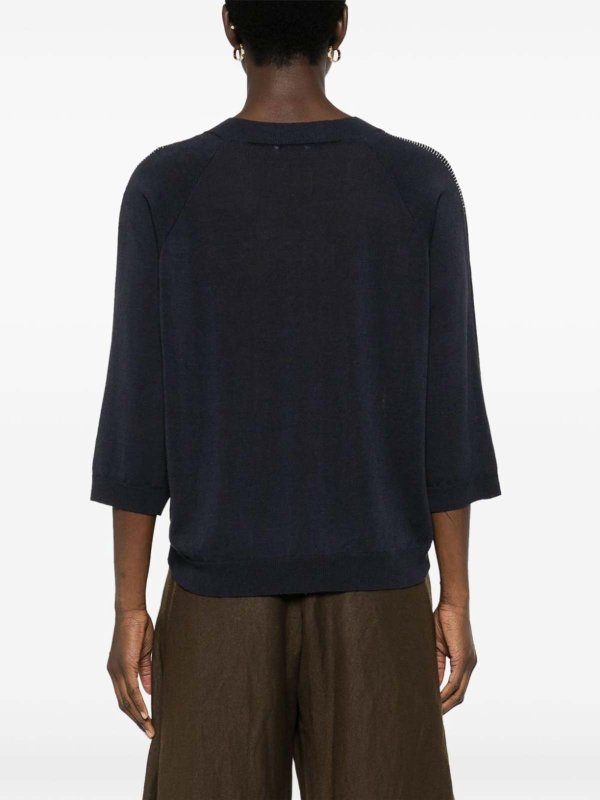 The Best Shops PESERICO: クルーネック - クルーネック - ブルー