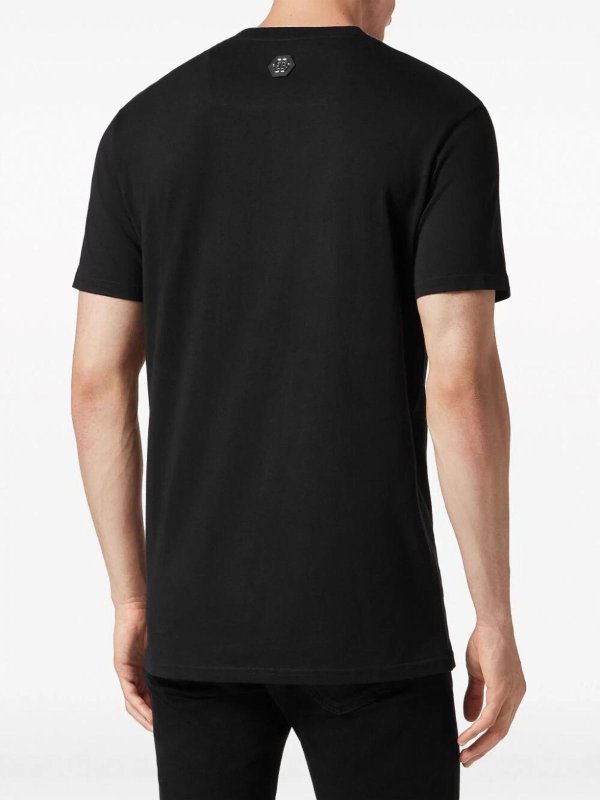 Embroidered Round-Neck T-Shirt shop online: PHILIPP PLEIN