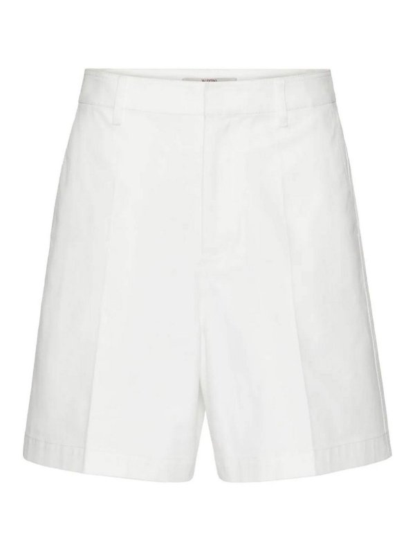 VALENTINO: Hosen Shorts - Shorts - Creme