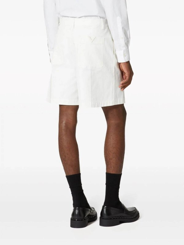The Best Shops VALENTINO: Hosen Shorts - Shorts - Creme