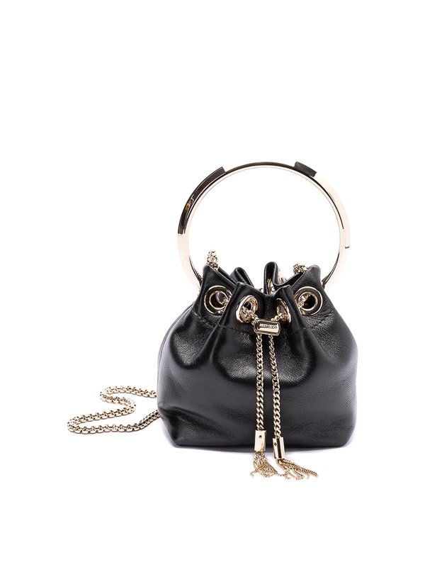 JIMMY CHOO: ショルダーバッグ - ショルダーバッグ - 黒