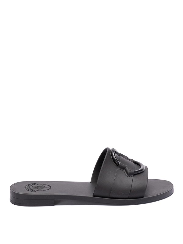 MONCLER: sandals - Mon Slide flip flops