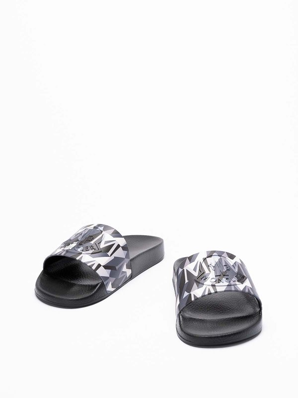 MONCLER: flip flops online - Basile sliders