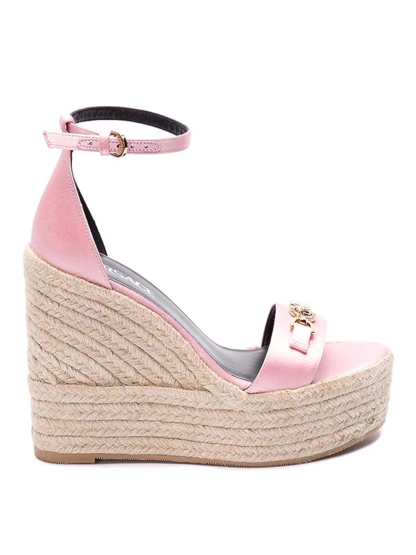 VERSACE: espadrillas - Espadrillas con zeppa