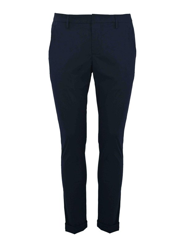 DONDUP: pantaloni casual - Pantaloni Gaubert In Cotone
