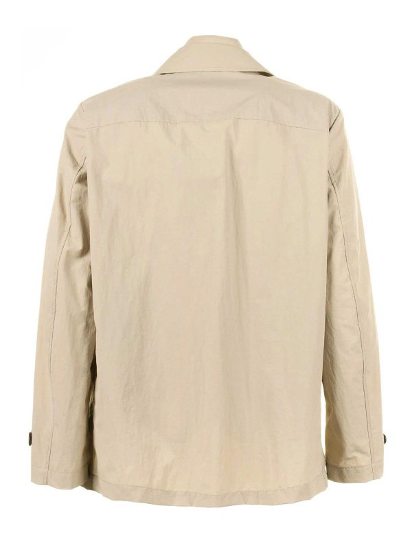 FAY: short coats online - Short Morning Coat In Nylon Reps