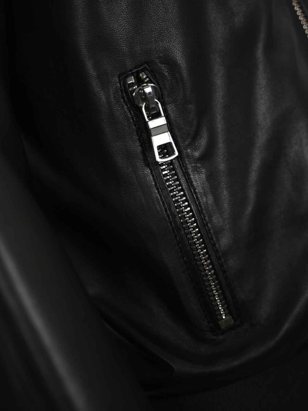 The Best Shops LEATHER AUTHORITY: レザージャケット - レザージャケット - ダークブラウン