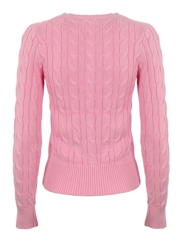 POLO RALPH LAUREN: Strickpullover mit V-Ausschnitt online - V-Pullover - Nude