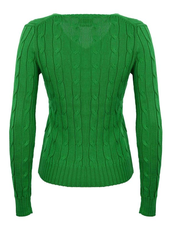 POLO RALPH LAUREN: Suéteres con cuello pico online - Suéter Con Cuello De Pico - Verde