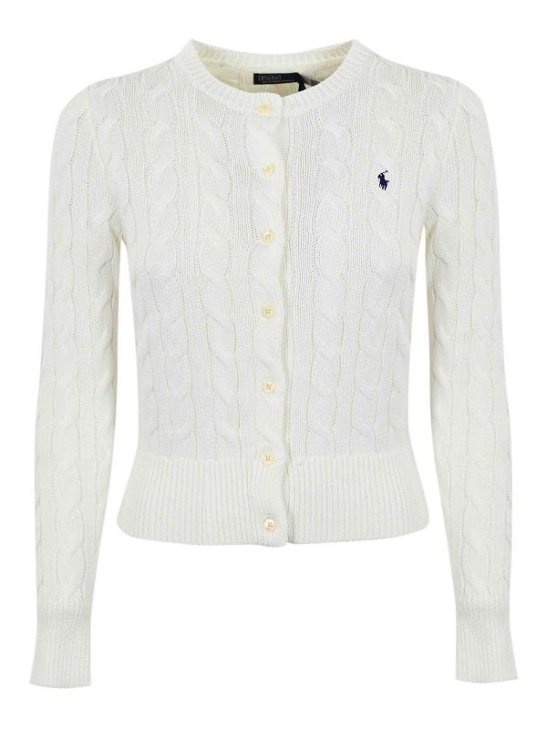 POLO RALPH LAUREN: Cardigans - Cardigan - Blanc