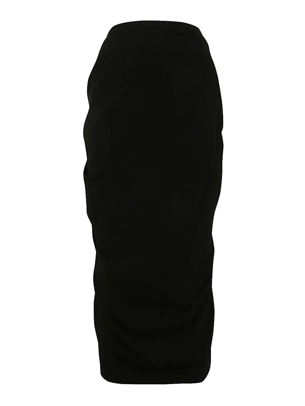 DRIES VAN NOTEN: Jupes midi et au genou - Jupe Midi - Noir