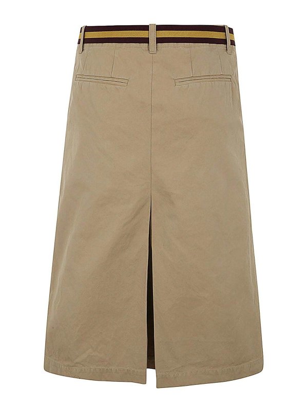 DRIES VAN NOTEN: Jupes midi et au genou online - Jupe Midi - Marron