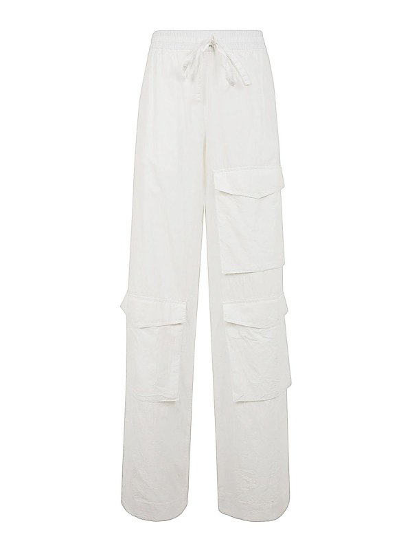 ESSENTIEL ANTWERP: カジュアルトラウザー - カジュアルパンツ - 白