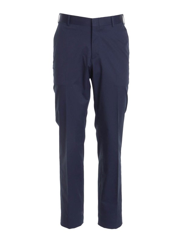 BRIONI: Pantalones casual - Pantalón Casual - Azul