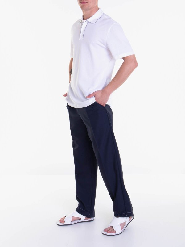 BRIONI: Camisetas online - Camiseta - Blanco