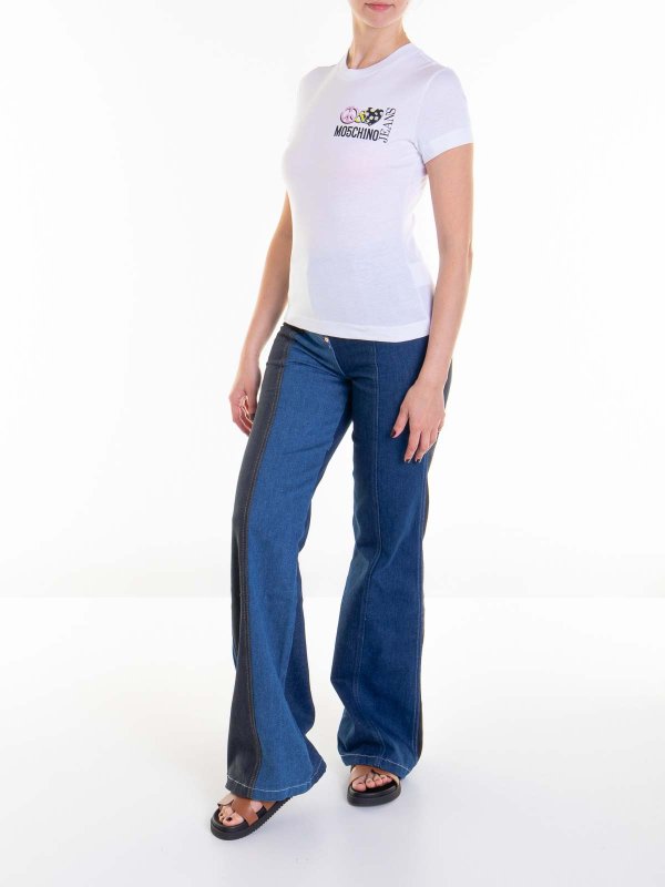 MOSCHINO: t-shirts online - Logo T-Shirt