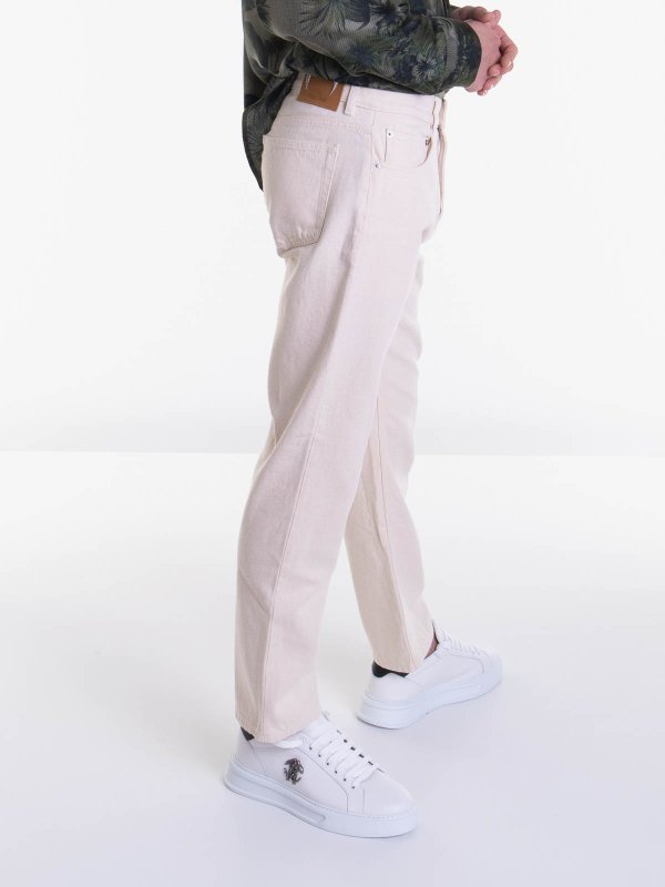 ROBERTO CAVALLI: Bootcut online - Bootcut Jeans - Weiß