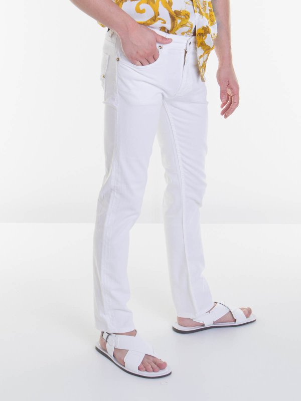 Versace Jeans Couture: Jeans boot-cut online - Jeans Boot-Cut - Blanco