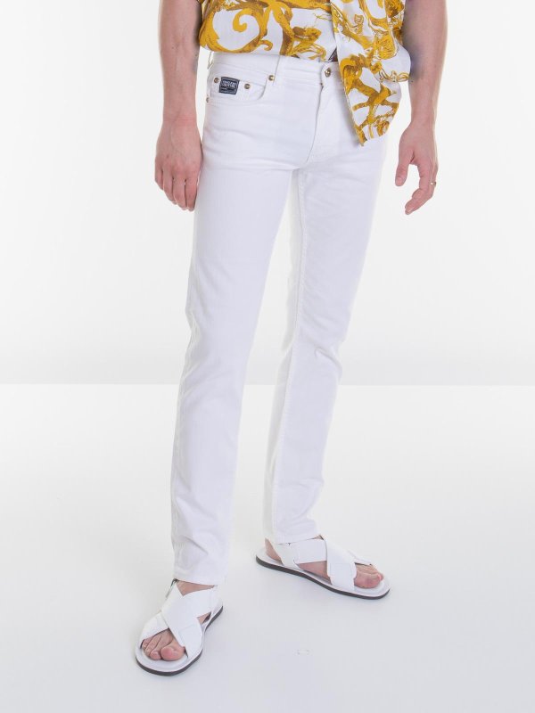 The Best Shops Versace Jeans Couture: Jeans boot-cut - Jeans Boot-Cut - Blanco