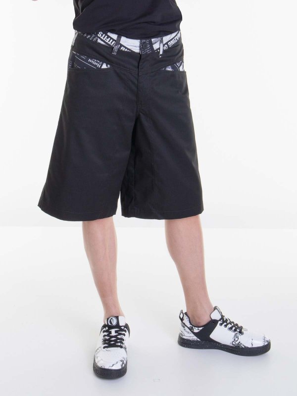 The Best Shops Versace Jeans Couture: Pantalons casual - Pantalons Décontractés - Noir