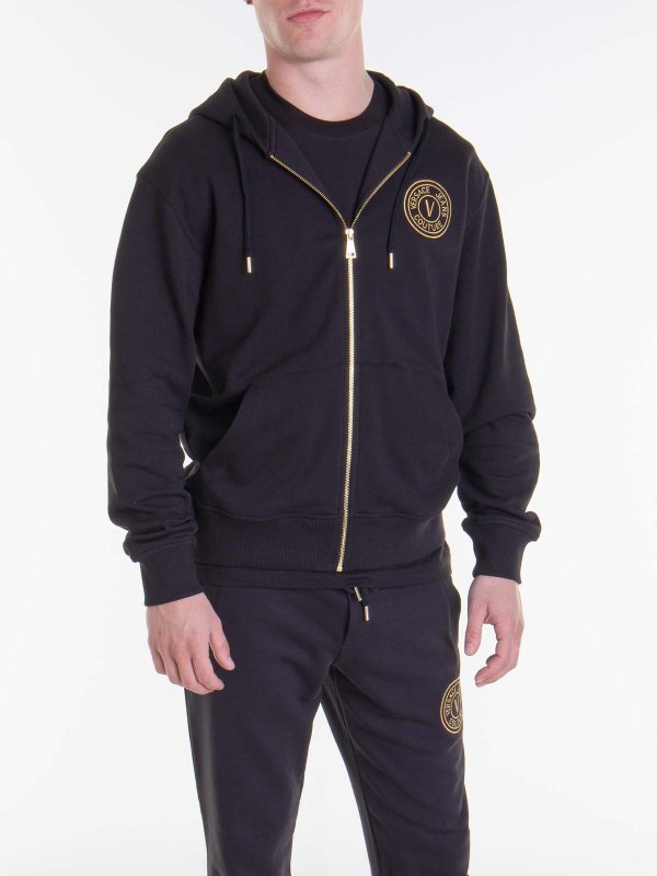 The Best Shops Versace Jeans Couture: クルーネック - クルーネック - 黒