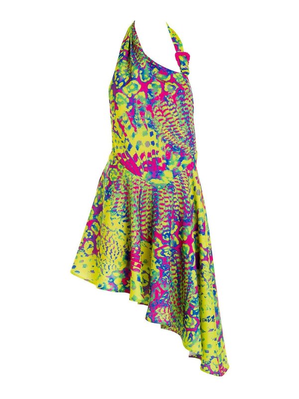 Versace Jeans Couture: abiti al ginocchio - Vestito Multicolore