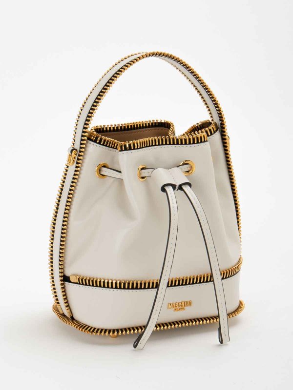 MOSCHINO: Schultertaschen online - Schultertasche - Weiß