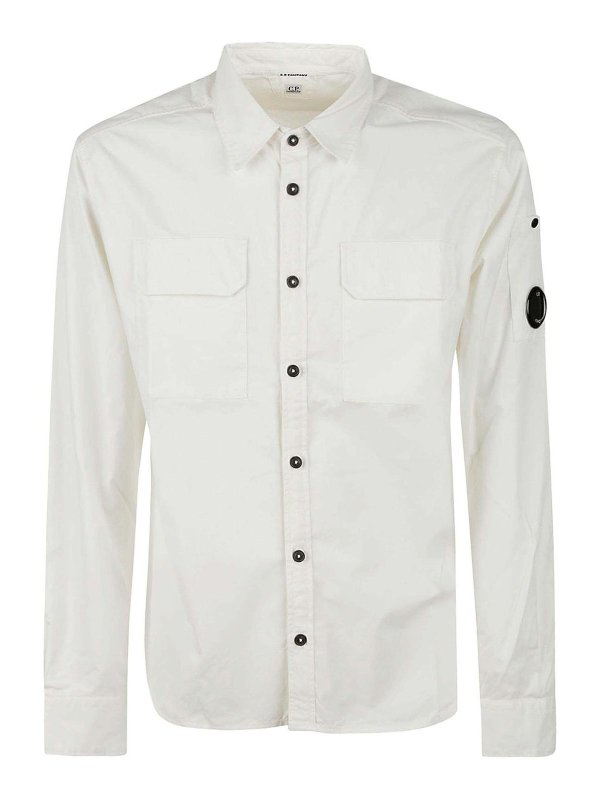 C.P. COMPANY: Hemden - Hemd - Weiß