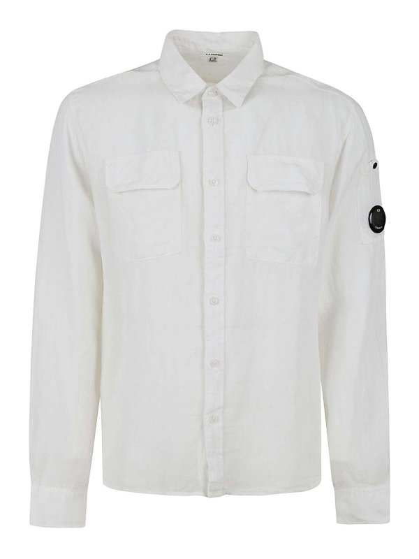 C.P. COMPANY: Hemden - Hemd - Weiß