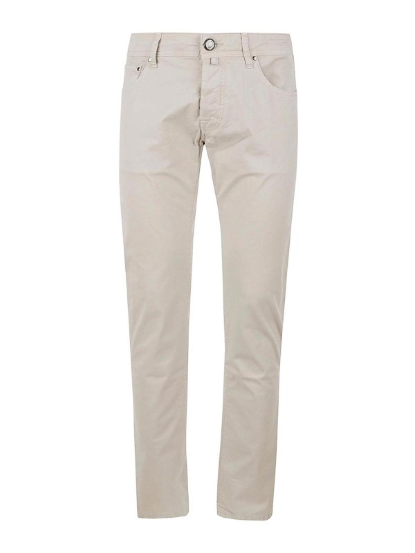JACOB COHEN: Casual Hosen - Casual Hose - Beige
