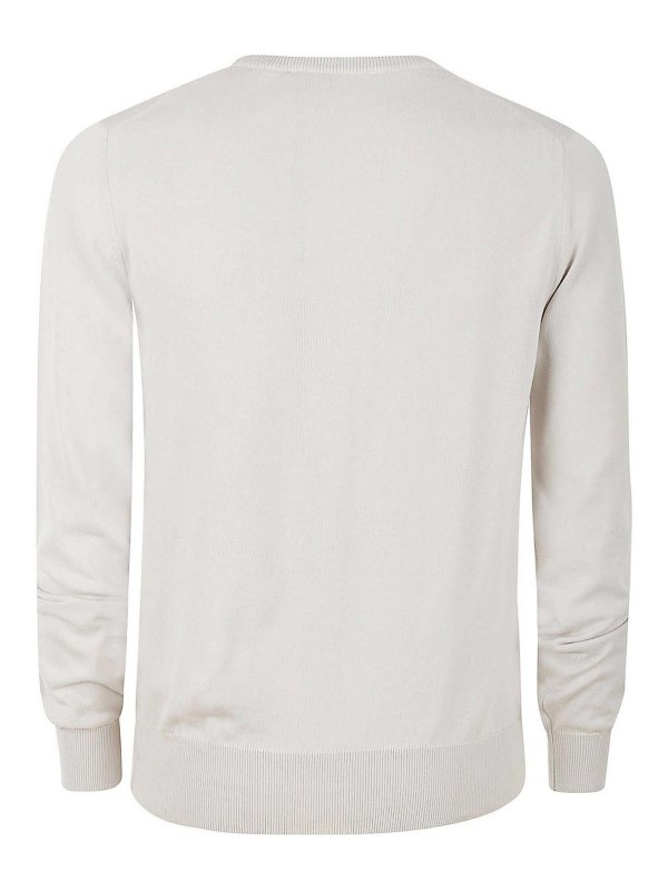 K-WAY: Strickpullover mit Rundhalsausschnitt online - Rundhalspullover - Beige