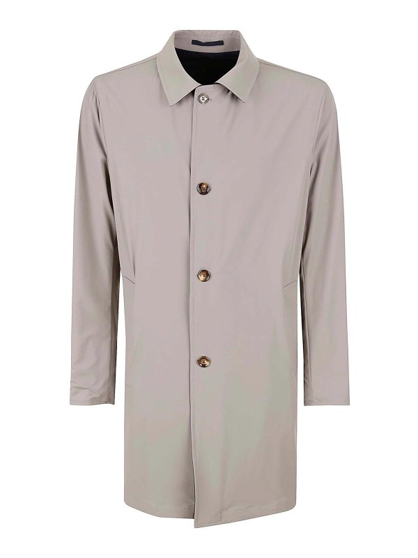 Kired: Knielange Mäntel - Knielanger Mantel - Schwarz