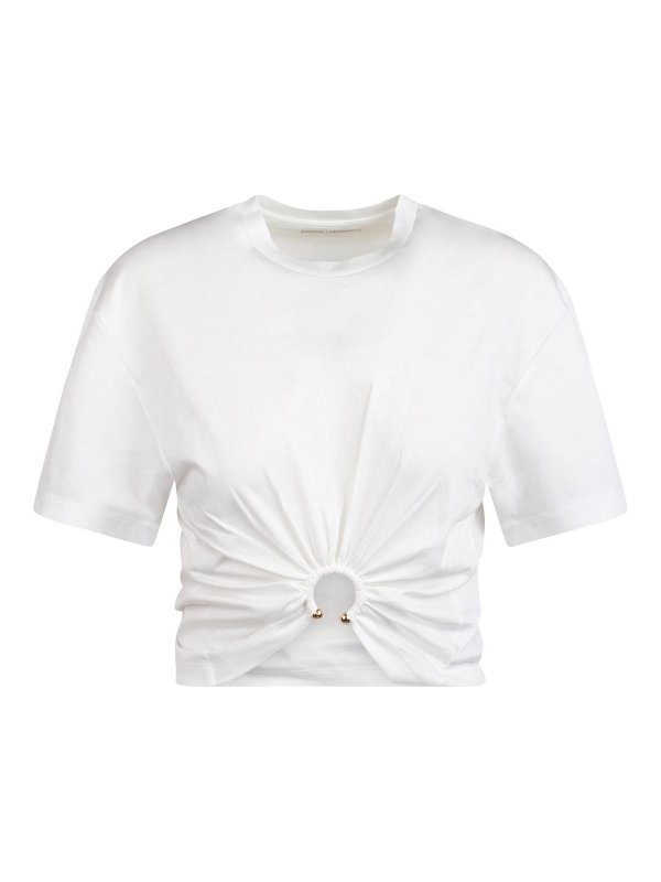PACO RABANNE: T-shirts - T-Shirt - Weiß