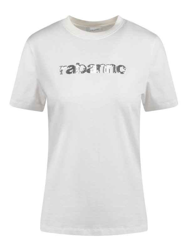 PACO RABANNE: Tシャツ - Tシャツ - 白