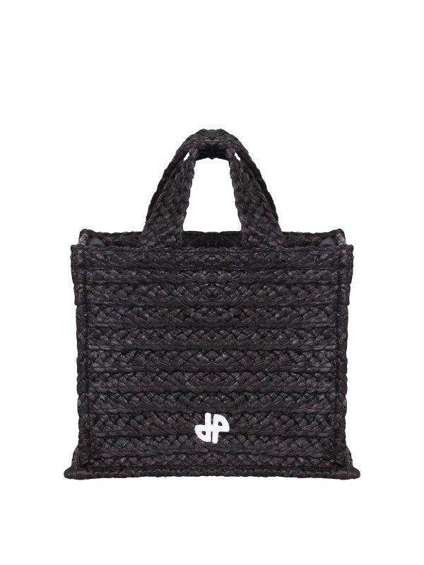 PATOU: cross body bags - Raffia bag