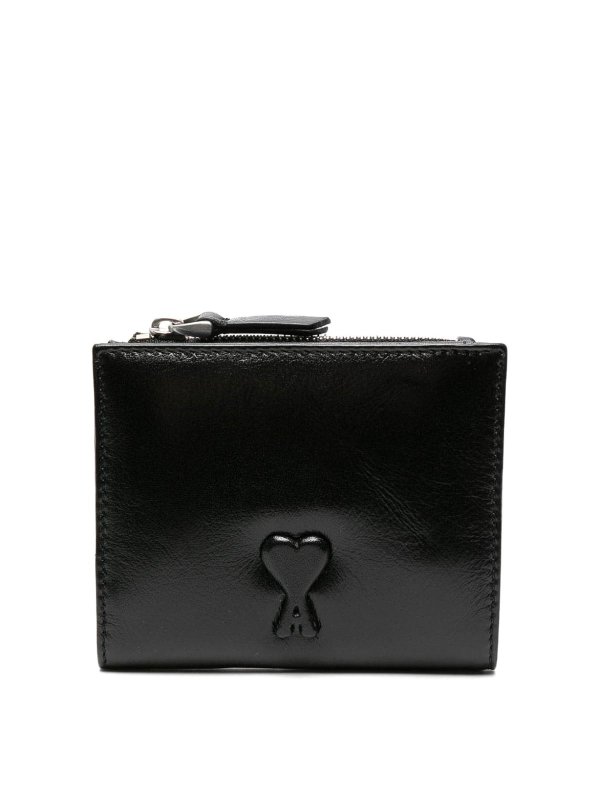 AMI PARIS: wallets & purses - Leather Wallet