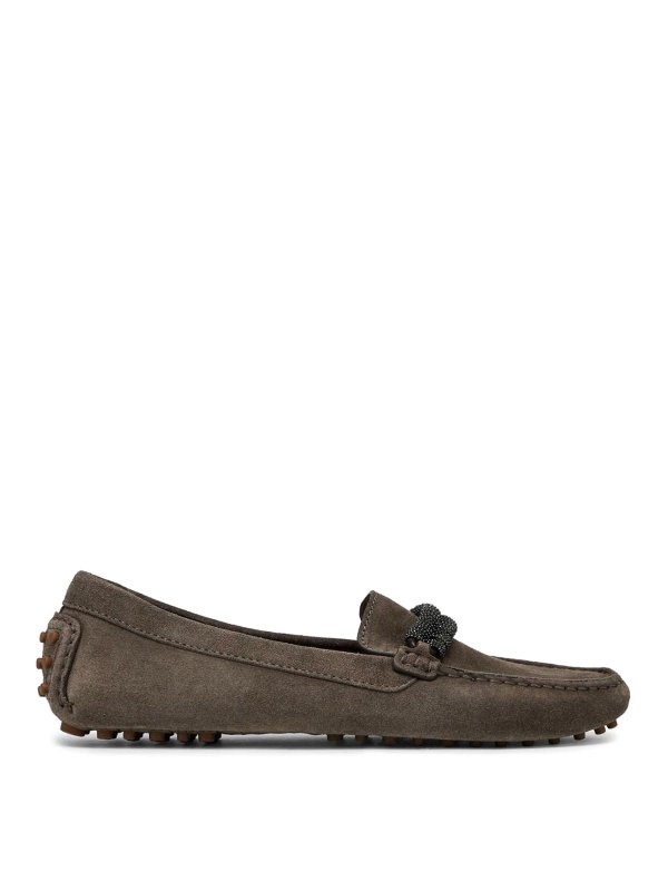 BRUNELLO CUCINELLI: Loafers & Slippers - Suede Loafer