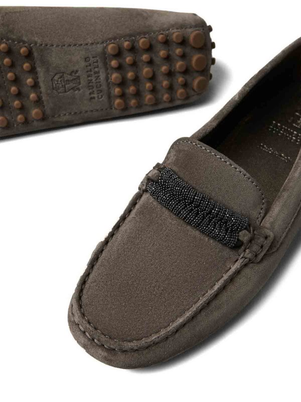 BRUNELLO CUCINELLI: Loafers & Slippers online - Suede Loafer