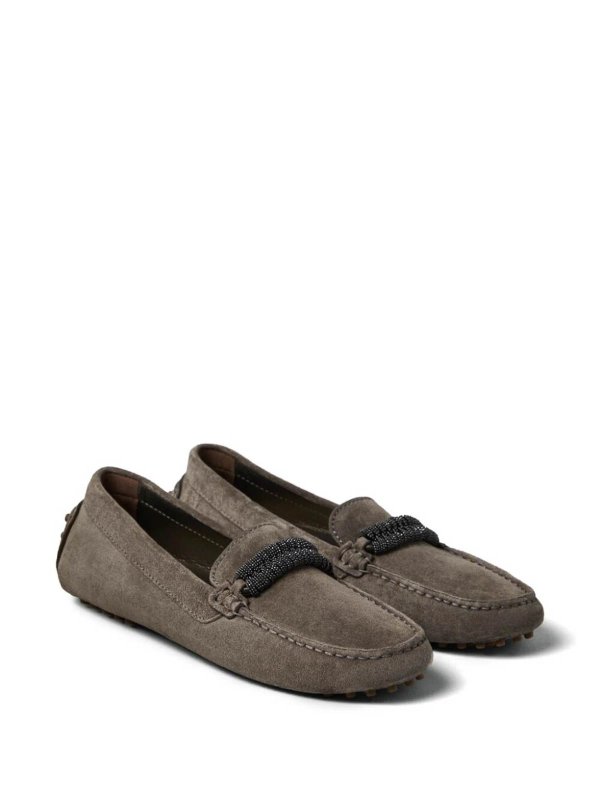 The Best Shops BRUNELLO CUCINELLI: Loafers & Slippers - Suede Loafer
