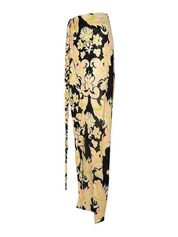 The Best Shops ETRO: Knee length skirts & Midi - Sarong Black Viscose Skirt