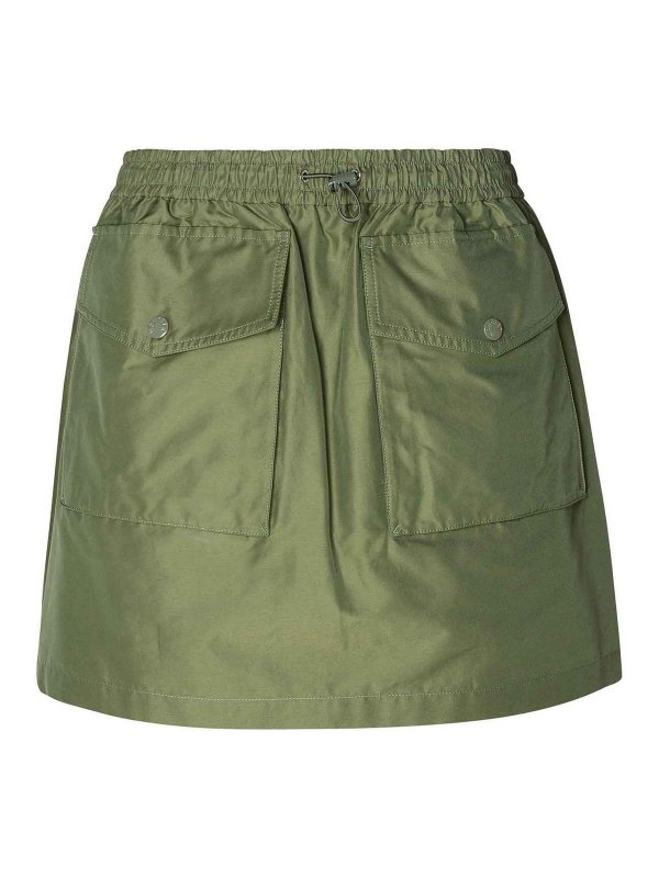 MONCLER: Miniröcke - Minirock - Grün
