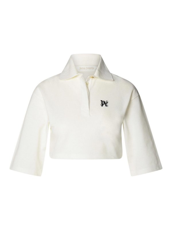Palm Angels: Polos  - Polo - Blanc
