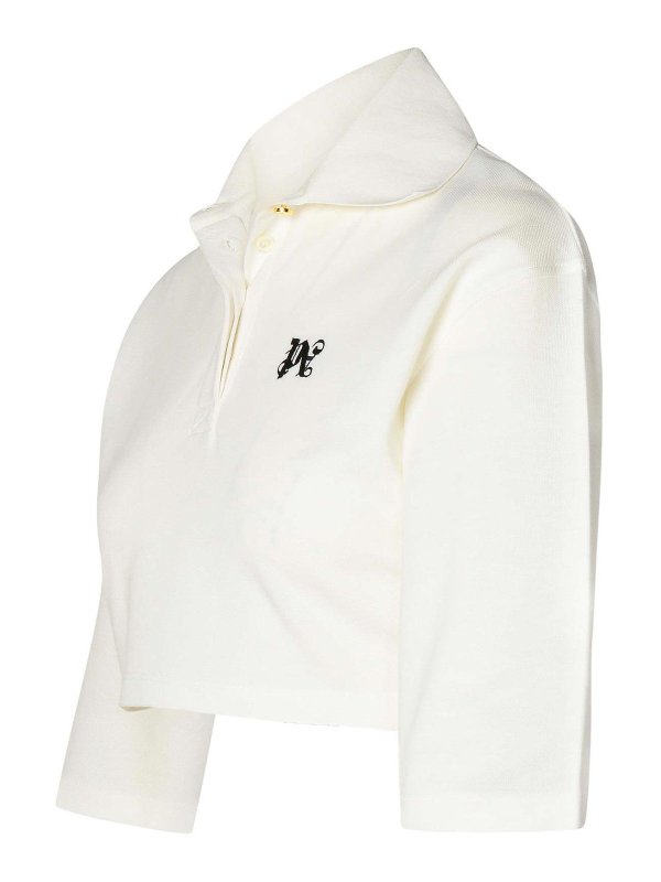 The Best Shops Palm Angels: Polos  - Polo - Blanc